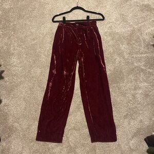 Madewell Crushed Velvet Pants